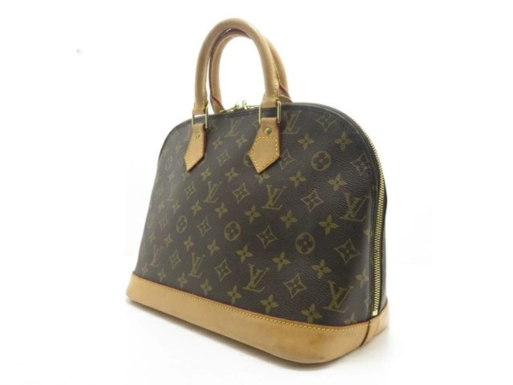 Louis Vuitton Alma Handbag Monogram Brown